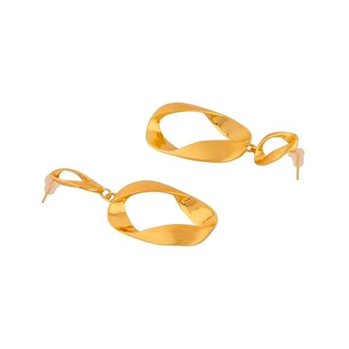 Oval Drop Earrings