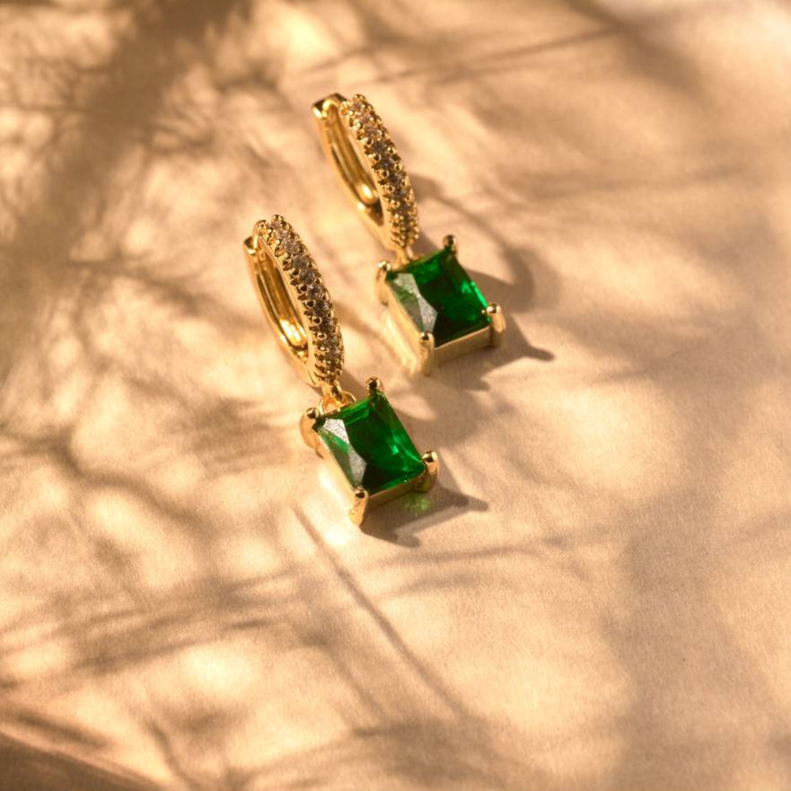 Emerald Bloom Earring