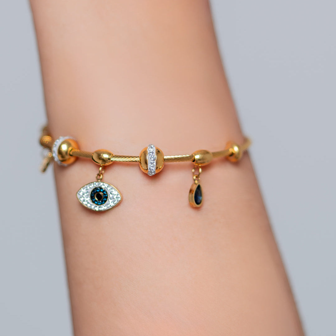 Evil Eye Charm Bracelet