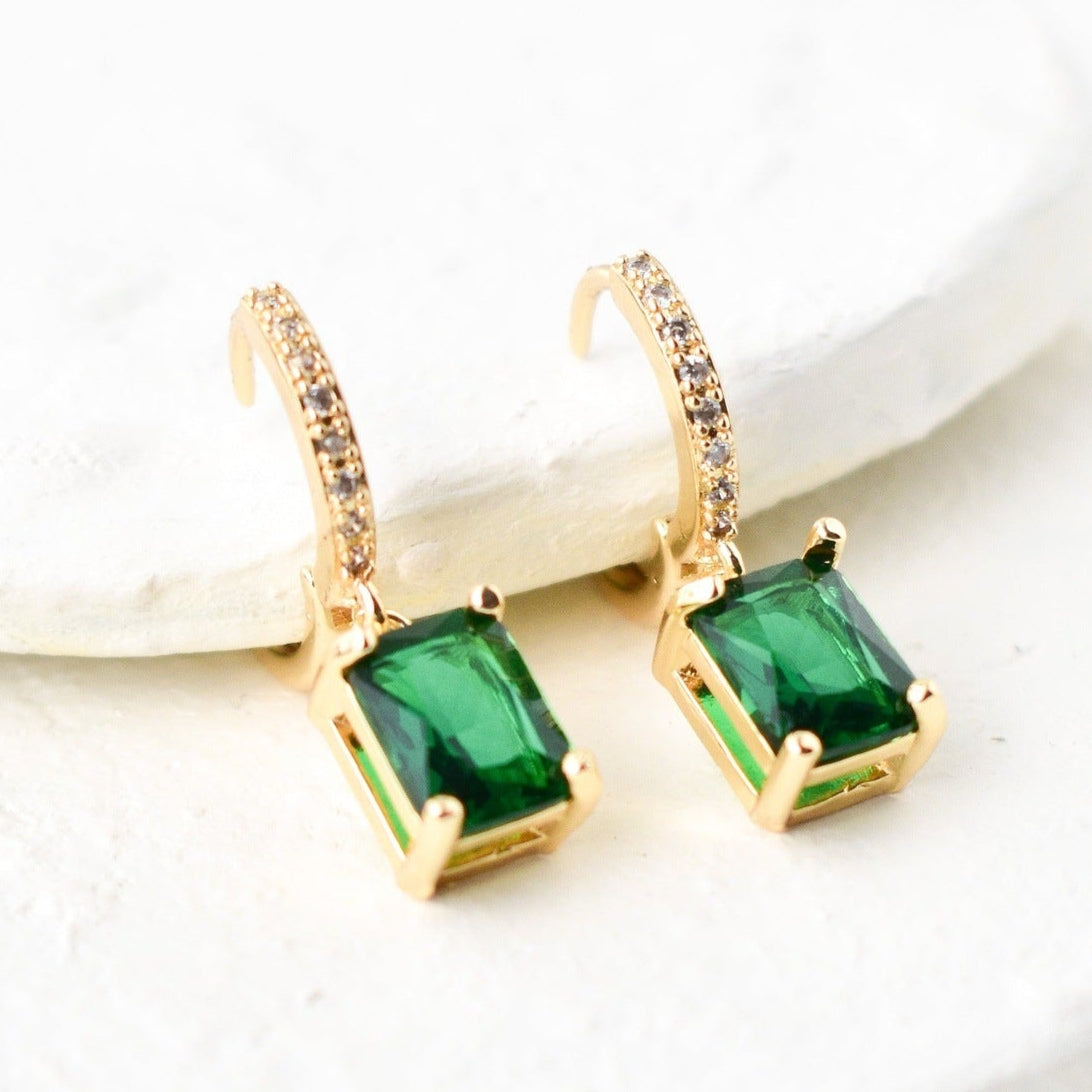 Emerald Bloom Earring