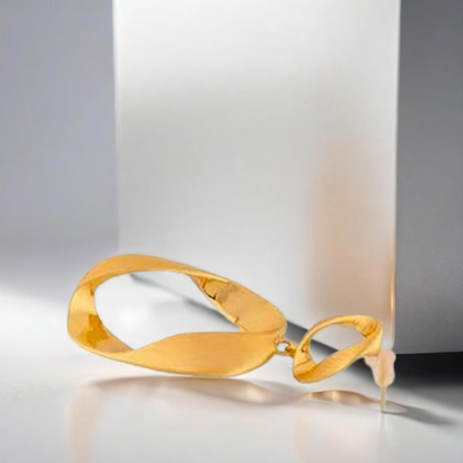 Oval Drop Earrings