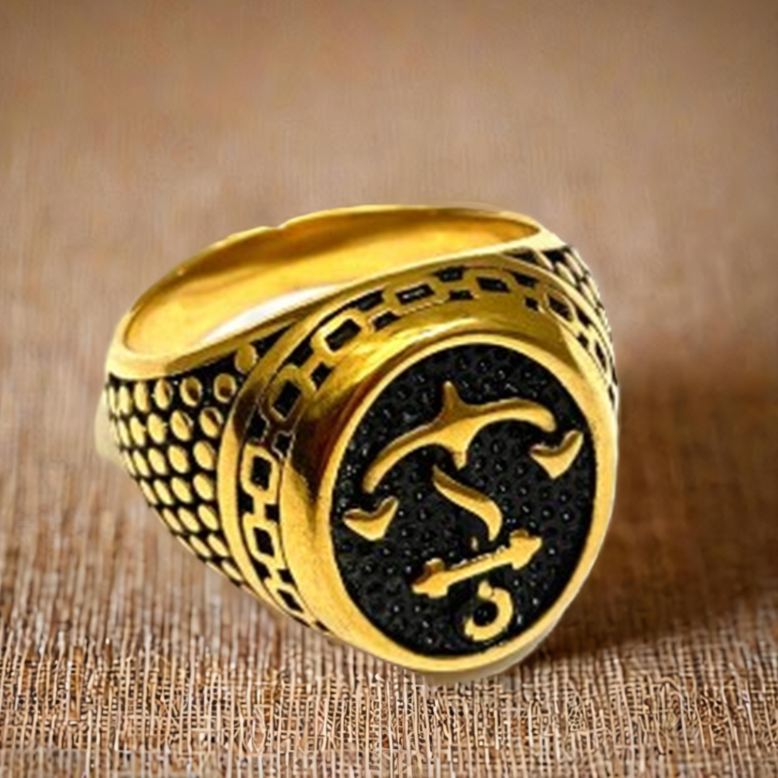 Stacked Up Mens Ring