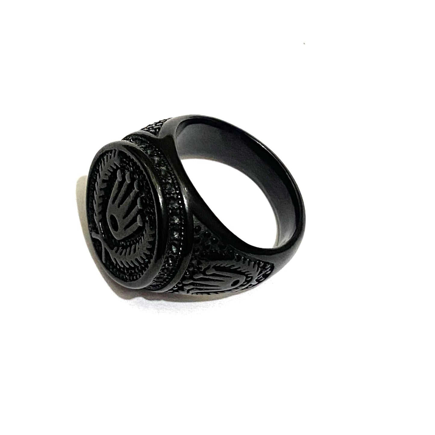 Grand Luxe Black Men's Ring
