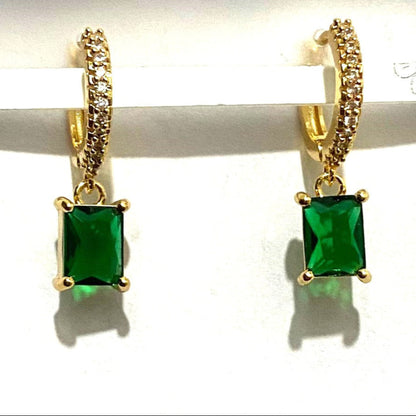 Emerald Bloom Earring