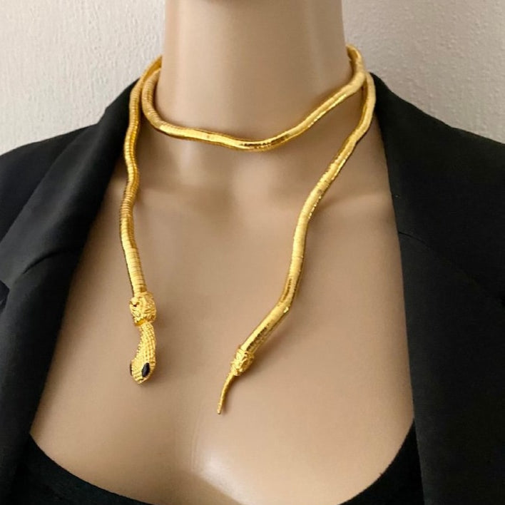 Long Adjustable Snake Chain